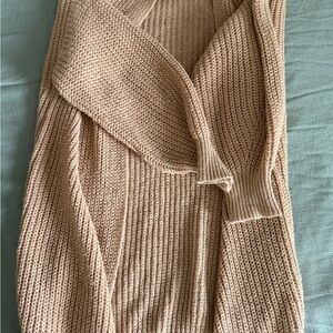 SHEIN Beige Knit Cardigan